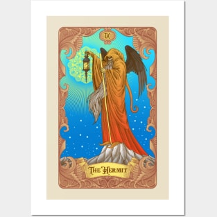Hermit Tarot Card Posters and Art